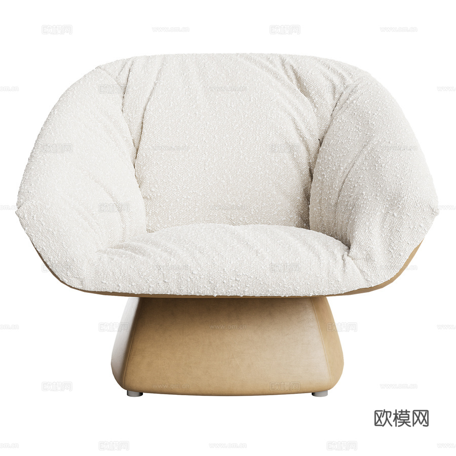 现代扶手椅3d模型下载（渲染图5）