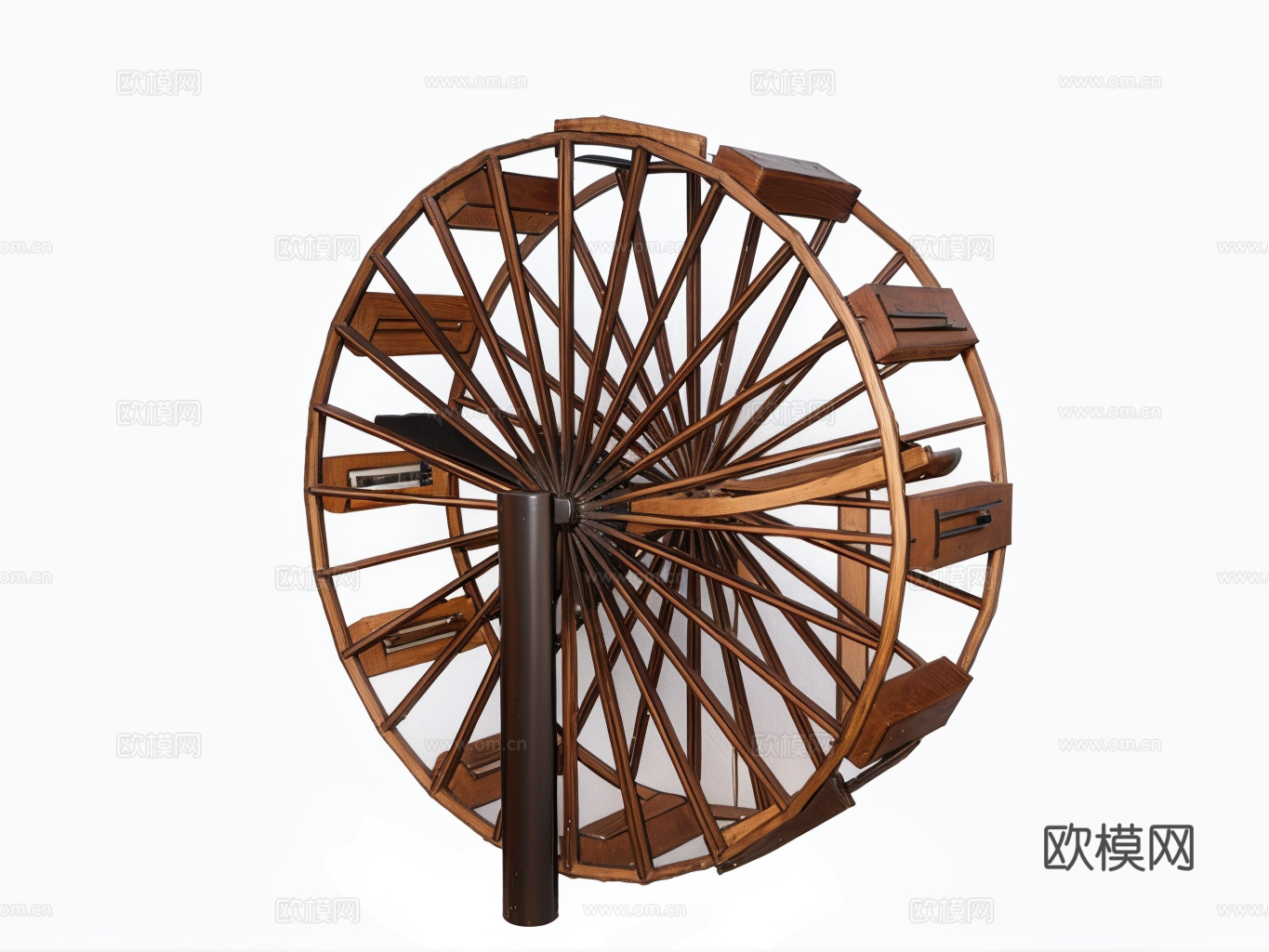 水车su模型