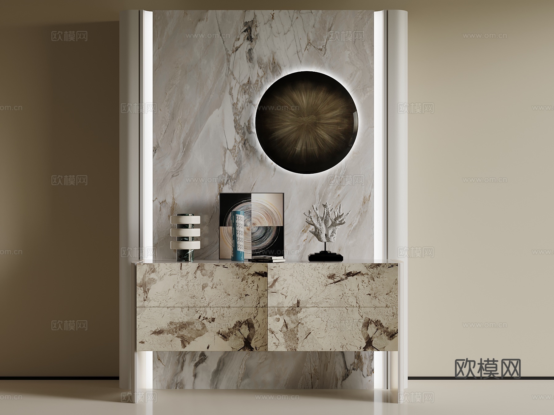 现代沙发茶几组合 休闲椅su模型