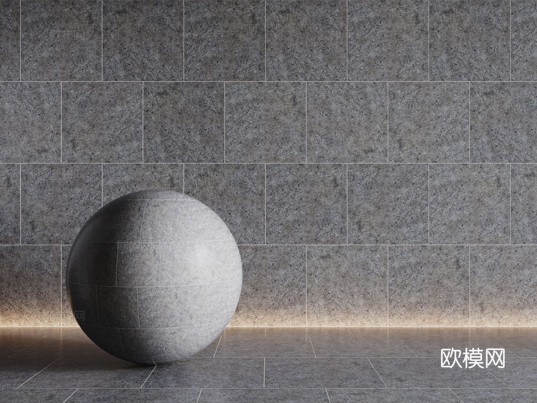 现代灰色瓷砖 厨房瓷砖 洗手间瓷砖 地砖 墙砖su模型