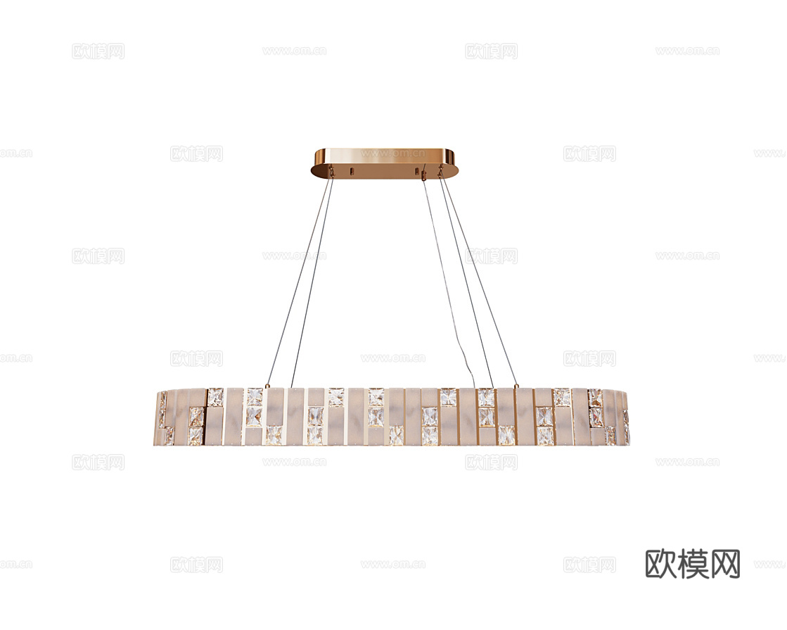 MODELUX 轻奢吊灯3d模型下载（渲染图4）