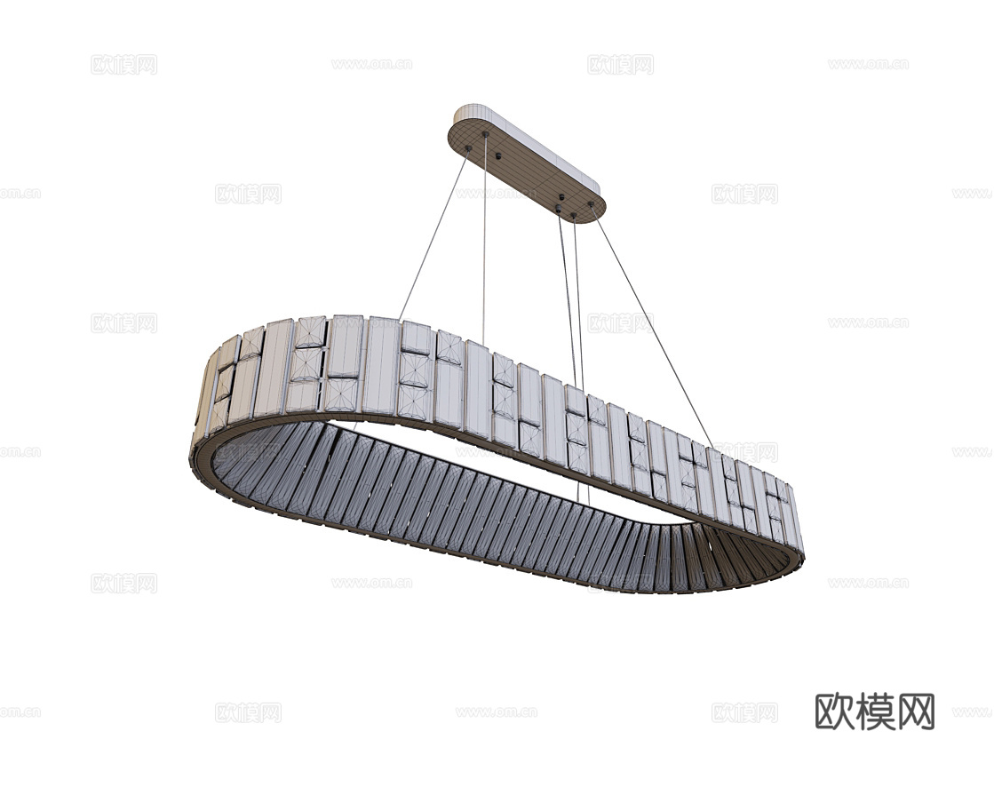 MODELUX 轻奢吊灯3d模型下载（渲染图2）