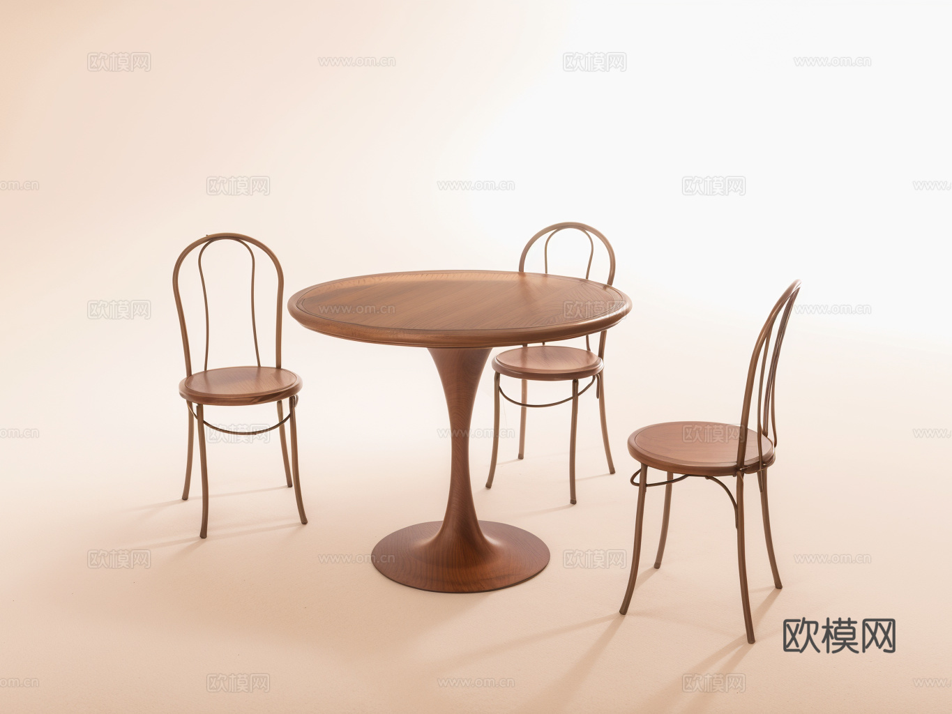 餐桌椅su模型