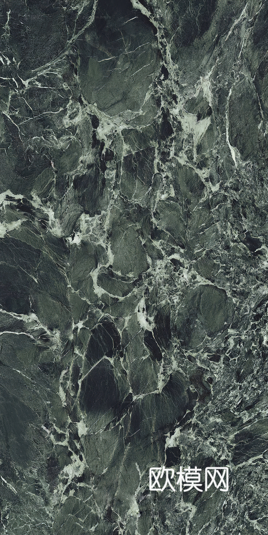 墨绿色连纹大理石