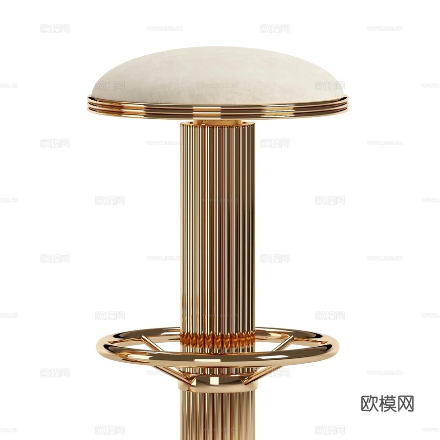 巴台椅 MULLIGAN3d模型下载（渲染图3）