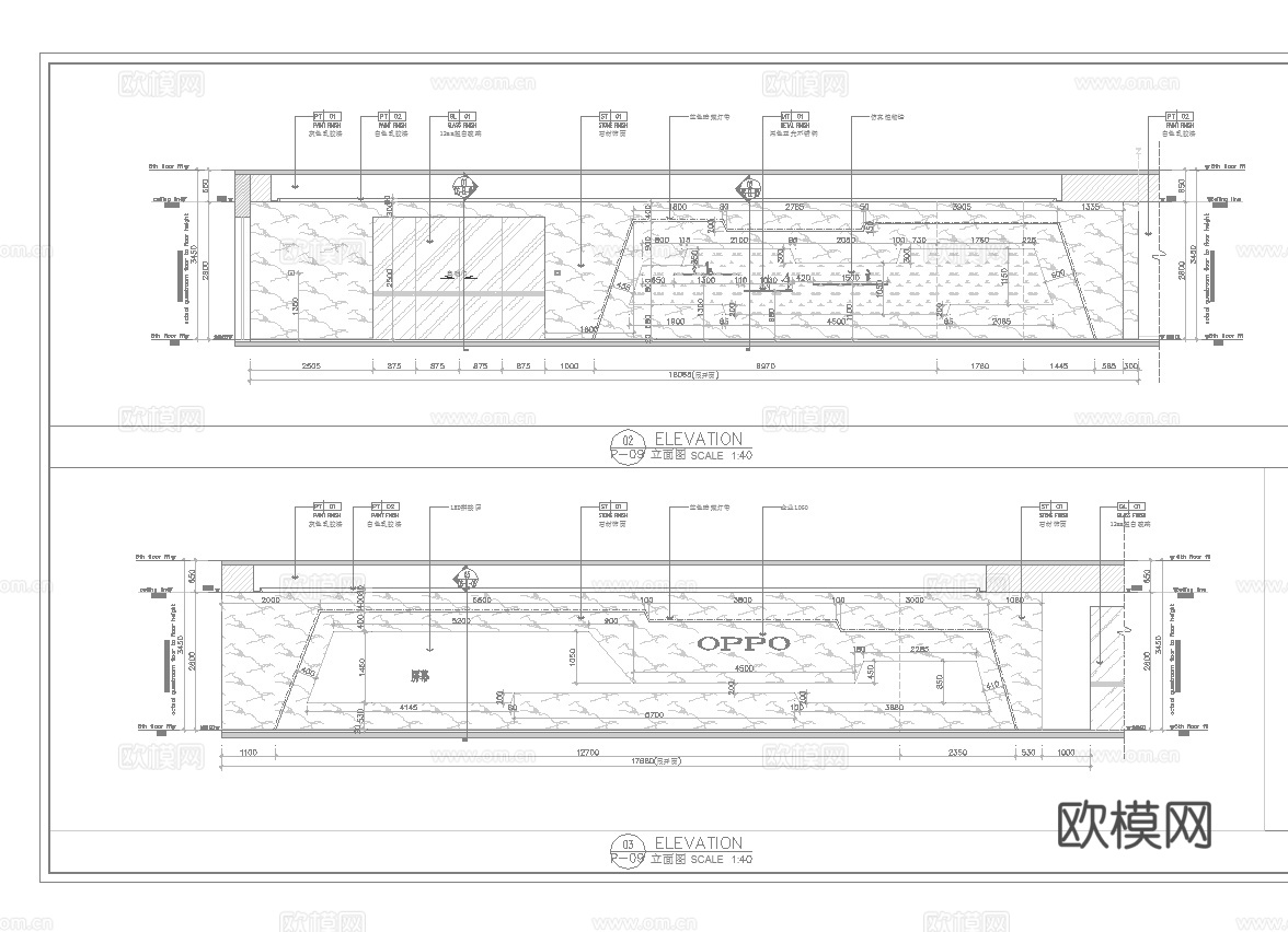 1000平办公室 最新全套施工图合集cad施工图