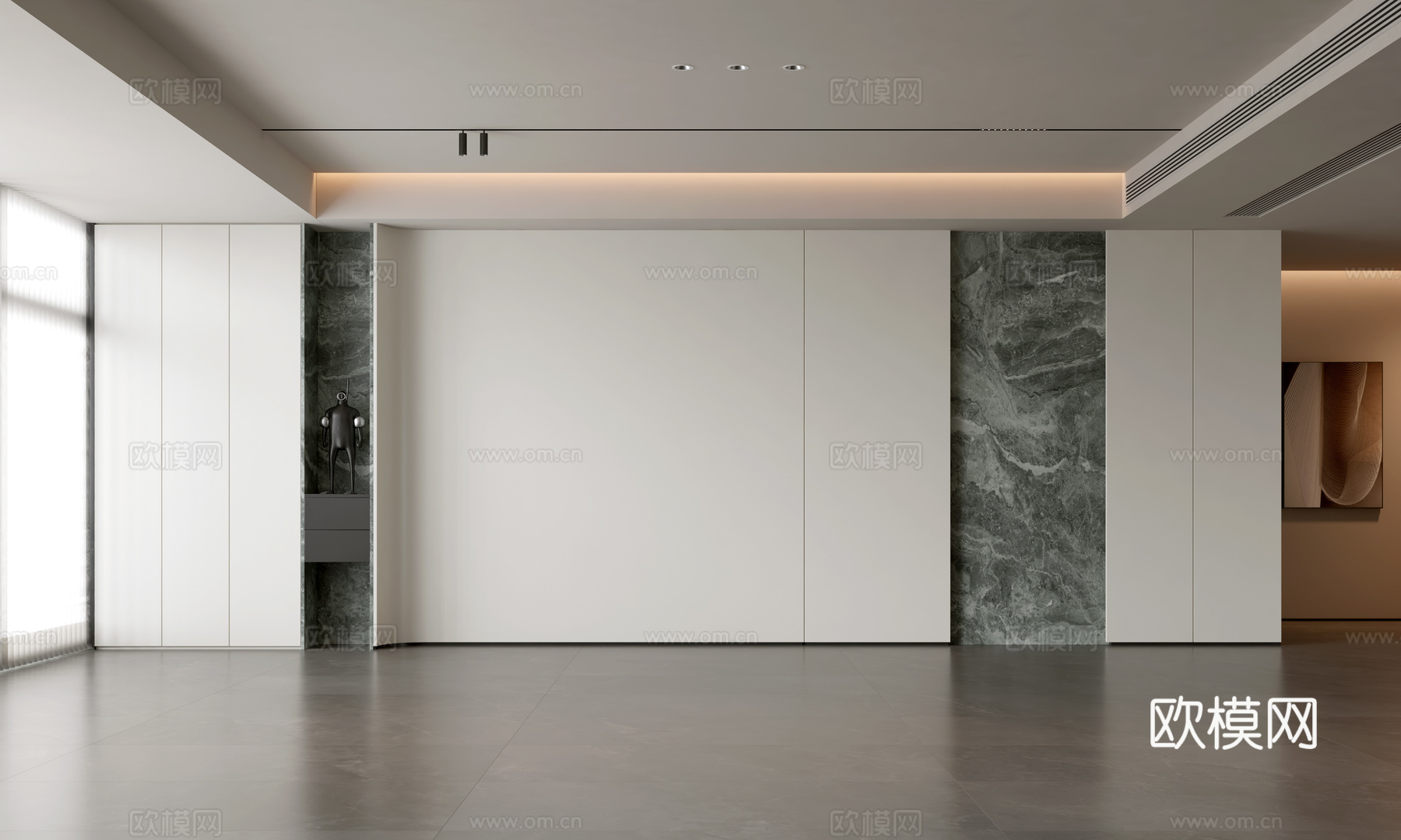 现代客厅 意式客厅 沙发背景墙 组合沙发 沙发茶几组合 客厅su模型