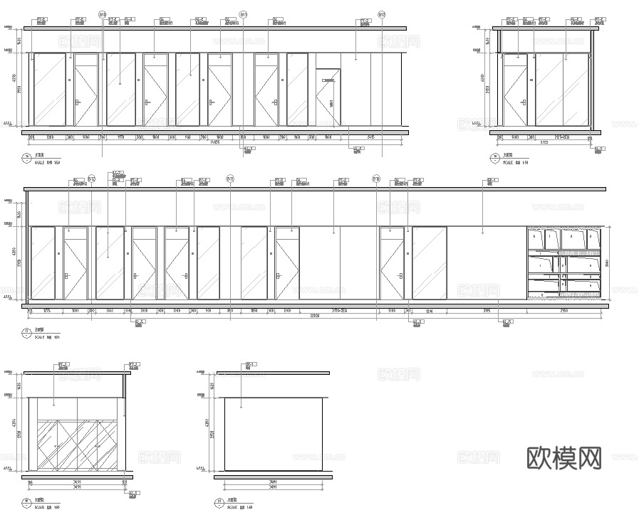1200平办公室 最新全套施工图合集cad施工图