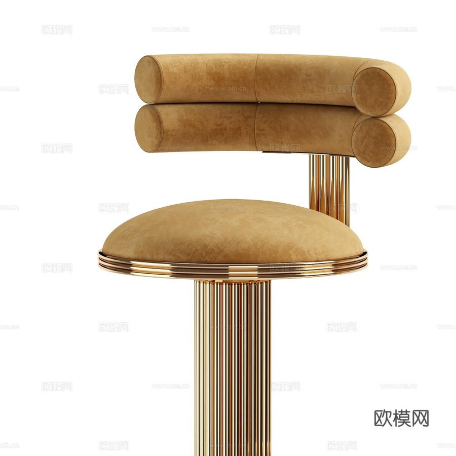 巴台椅 MULLIGAN3d模型下载（渲染图2）