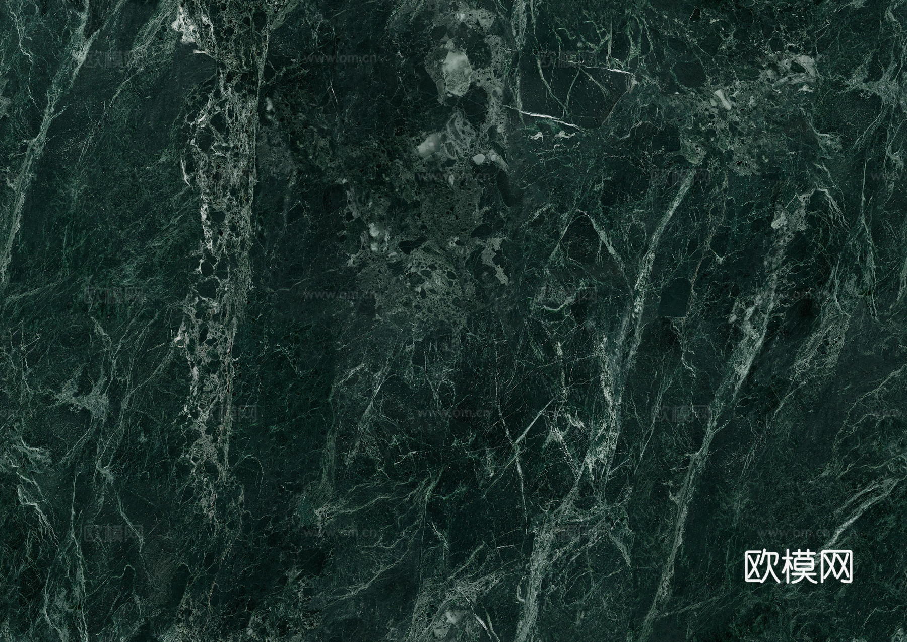 墨绿色大理石
