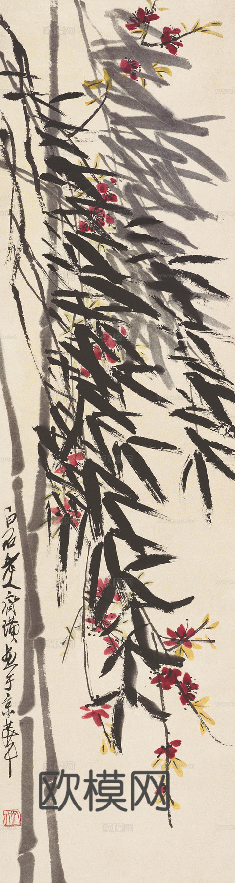 齐白石写意水墨画，近现代水墨画30下载