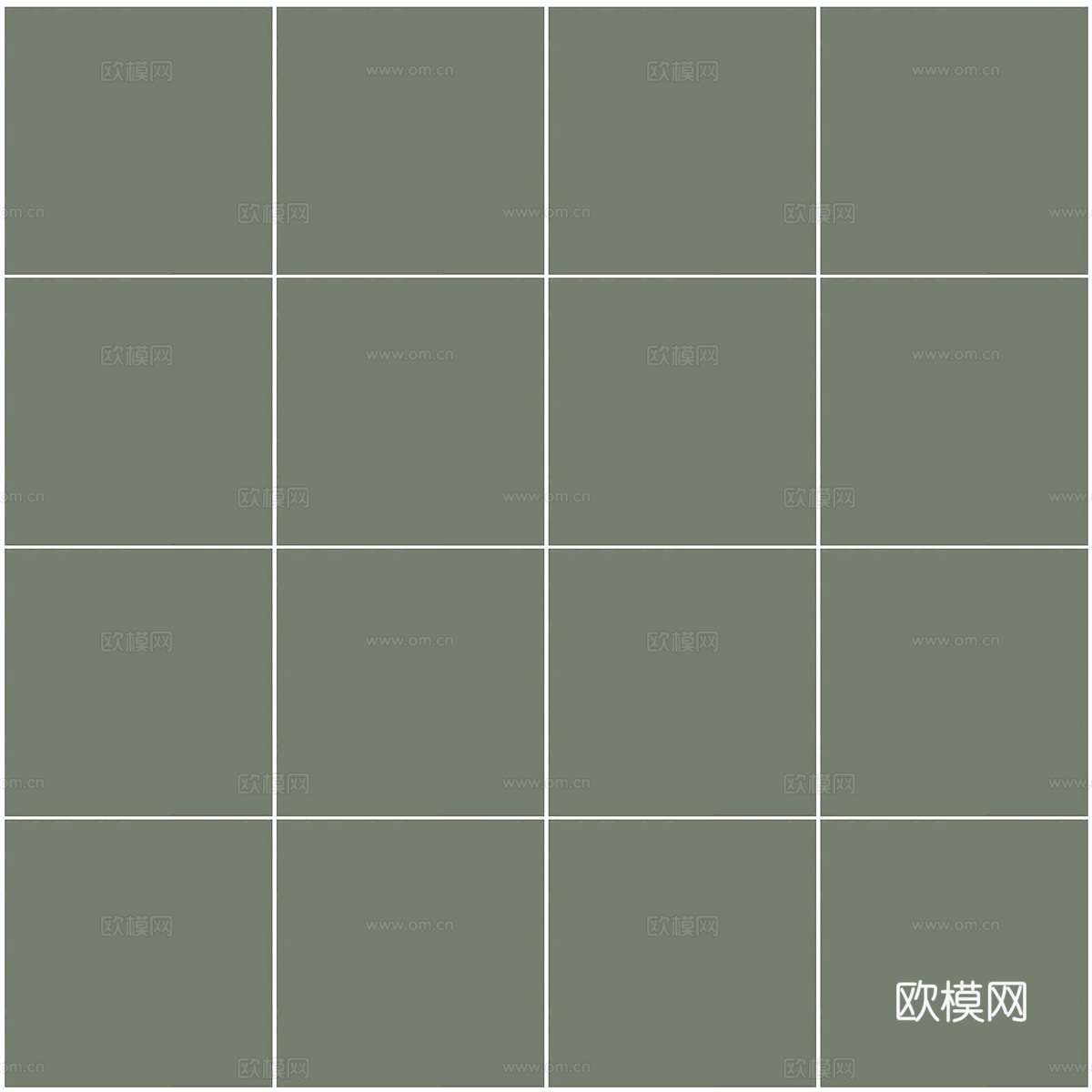 高清绿色马赛克砖贴图