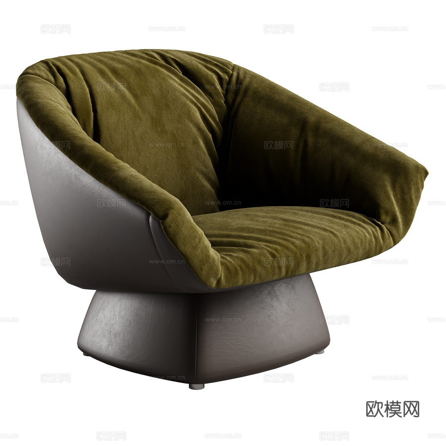 现代扶手椅3d模型下载（渲染图4）