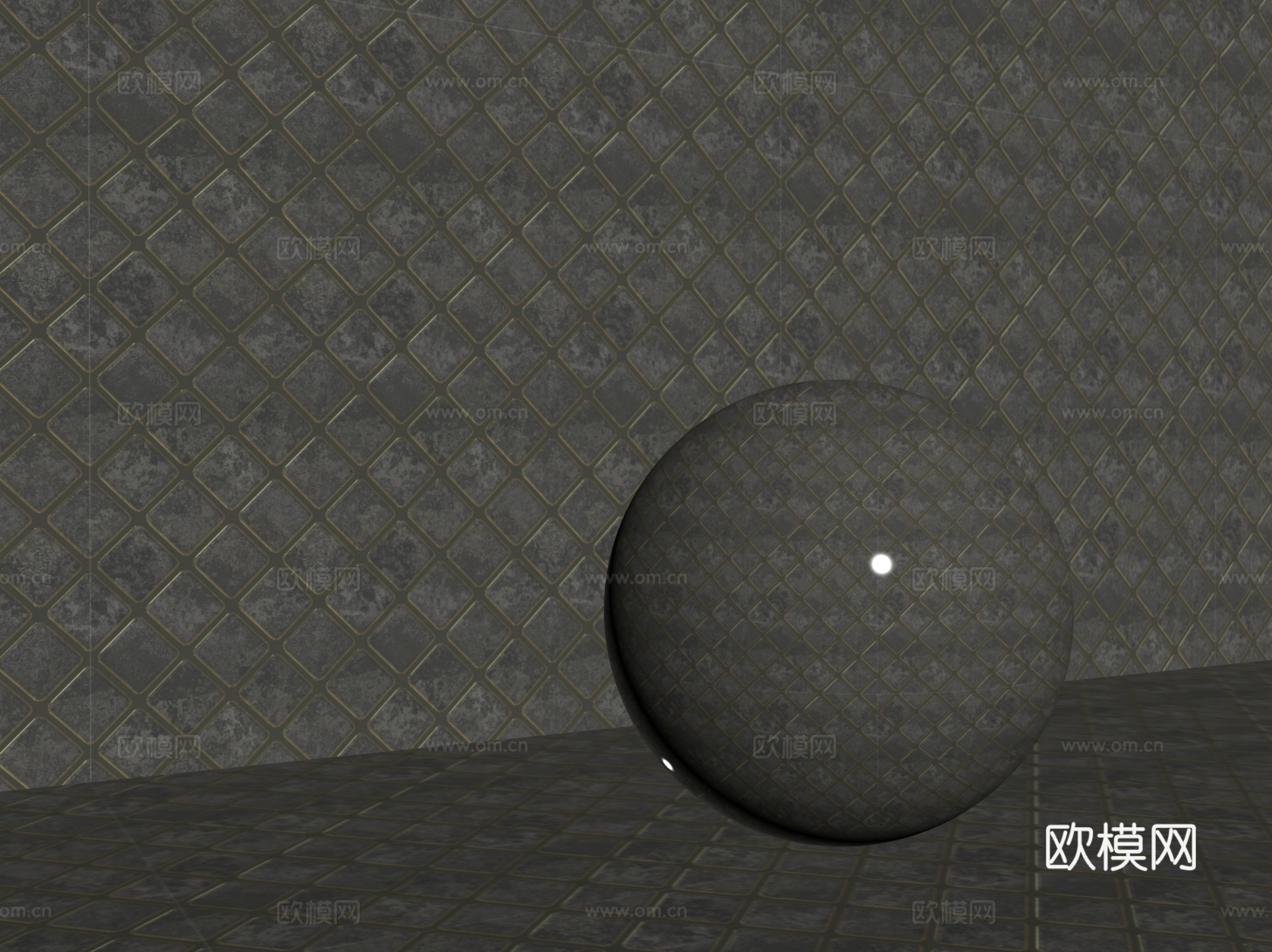 现代黑色瓷砖 厨房瓷砖 洗手间瓷砖 地砖 墙砖su模型