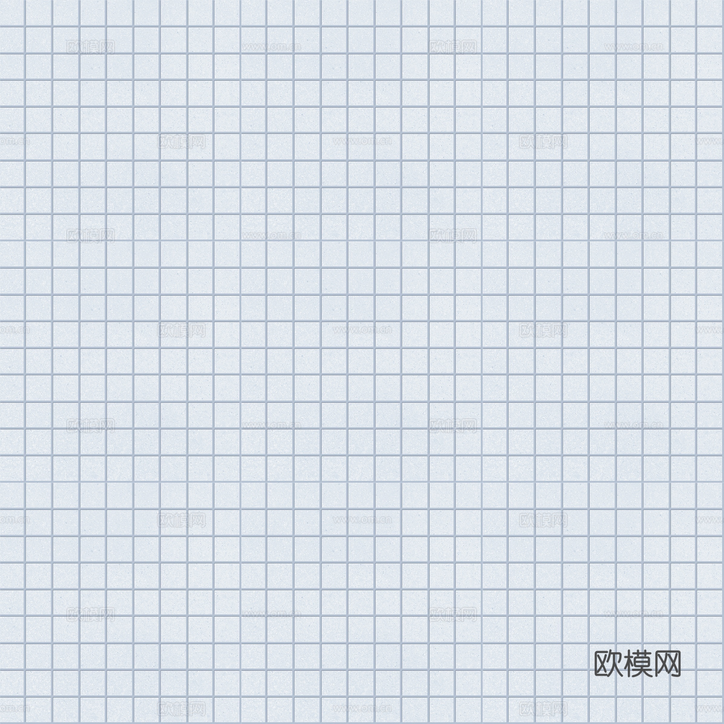 浅蓝色马赛克瓷砖