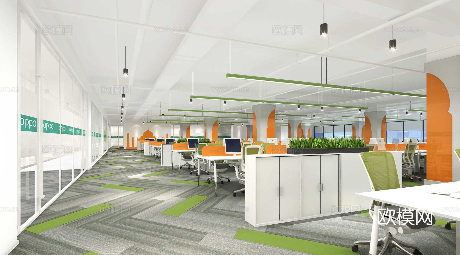 1000平办公室 最新全套施工图合集cad施工图