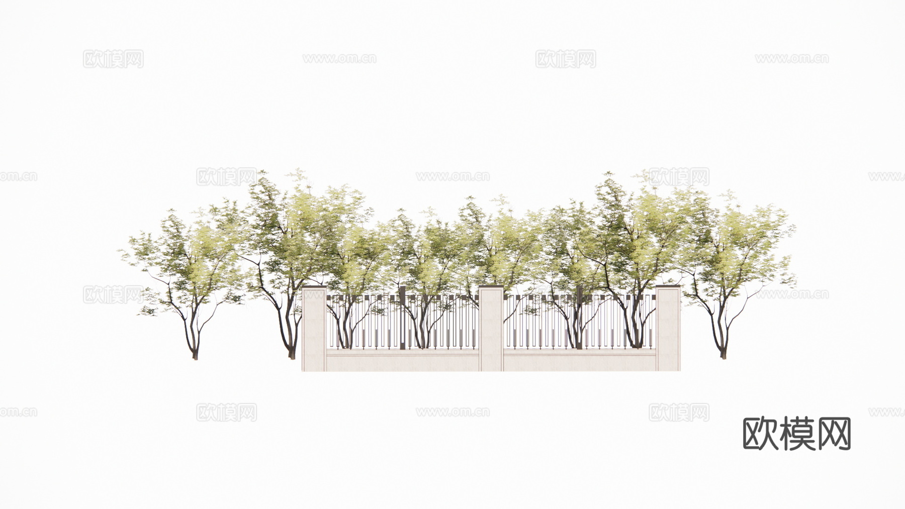 景观 室内造景 草坪灯 水池 水景 露台 屋顶花园 造景 微su模型