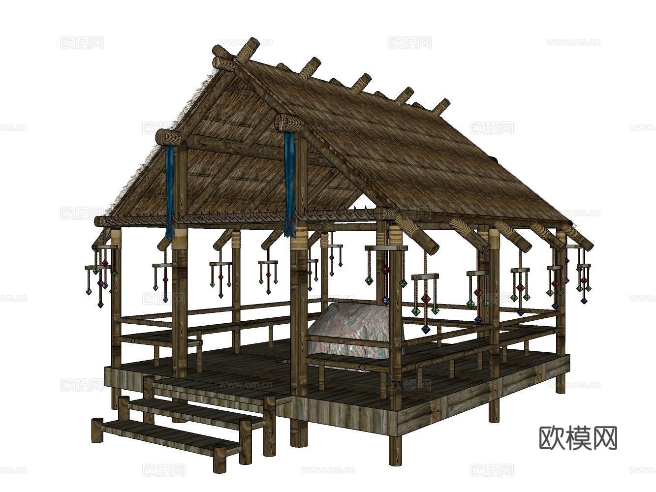 家具摆件灯具玩具交通工具su模型