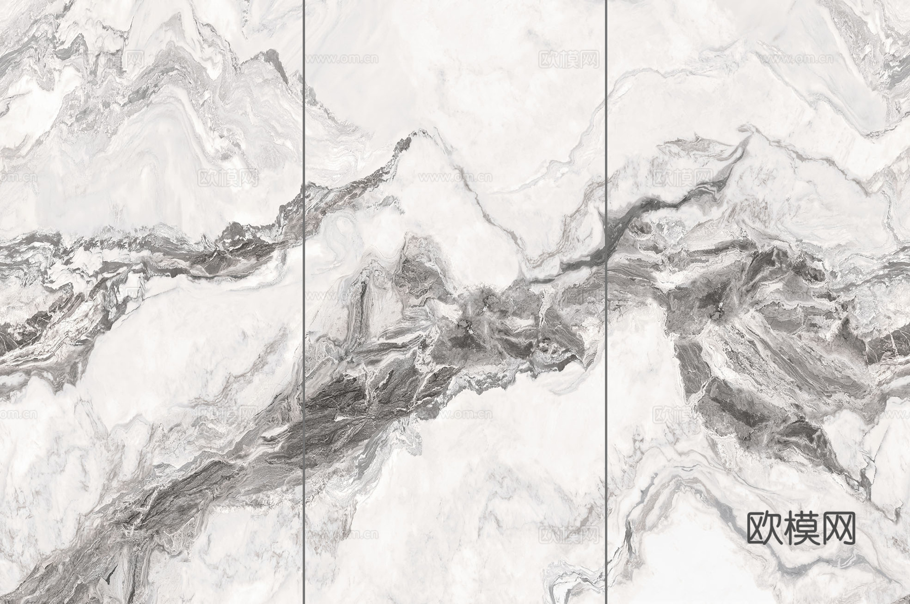 灰白色连纹大理石