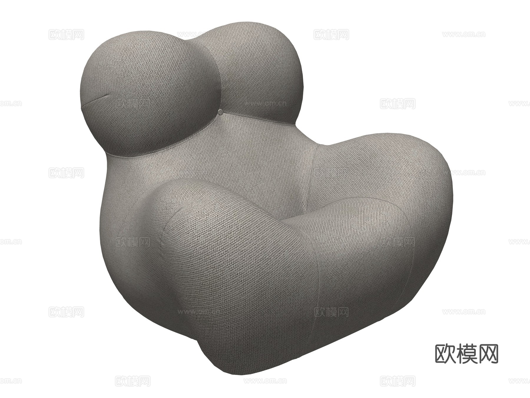现代休闲沙发座椅su模型