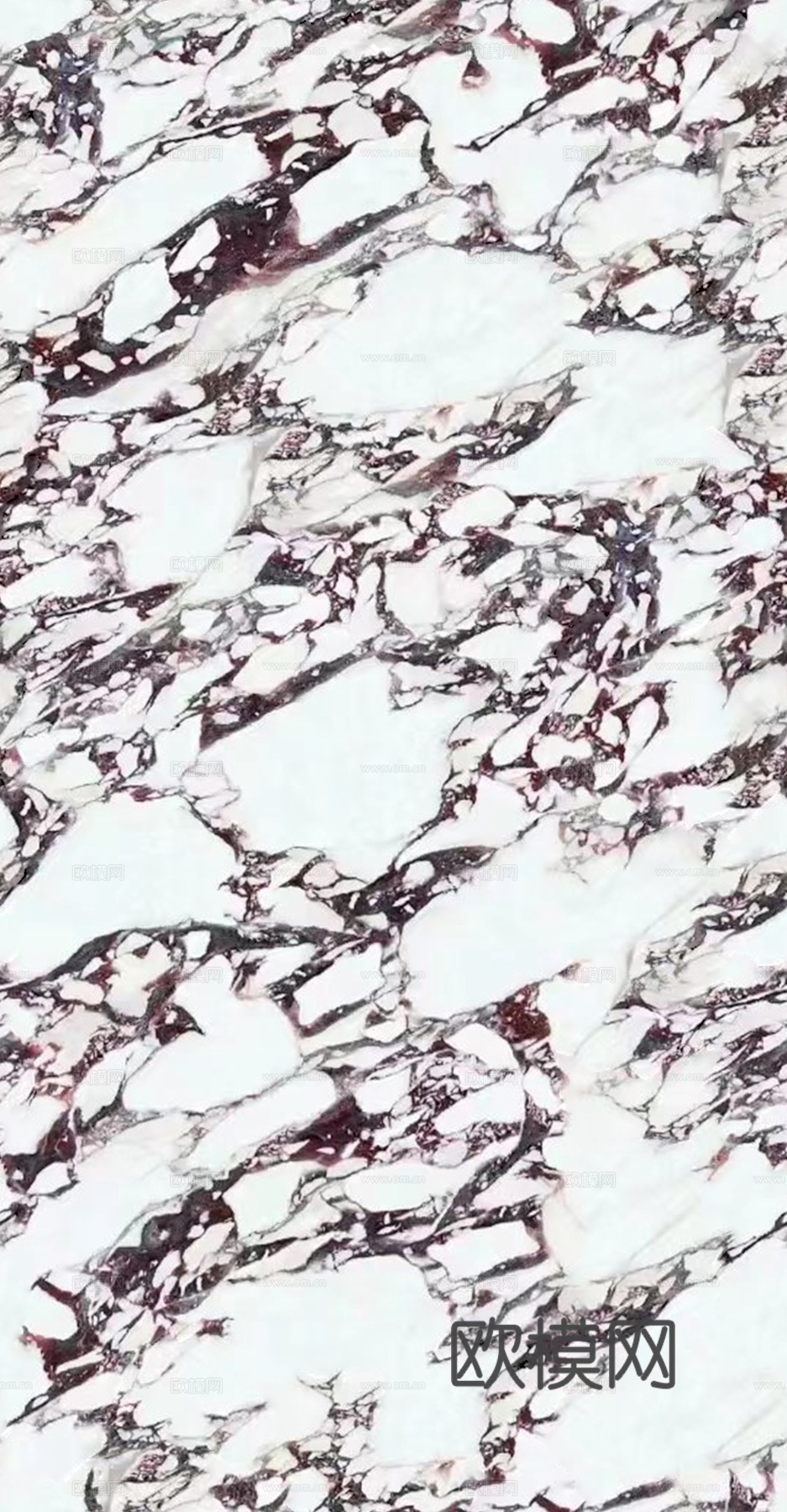 宝格丽紫白色大理石