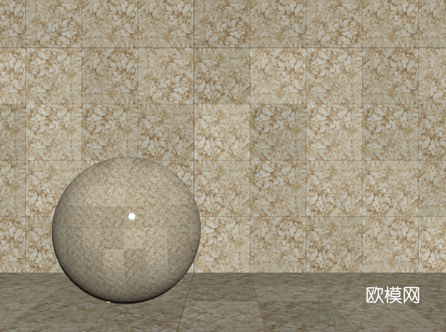 现代黄色瓷砖 厨房瓷砖 洗手间瓷砖 地砖 墙砖su模型