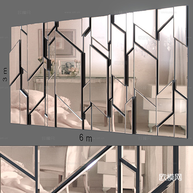 装饰墙 246.3d模型下载