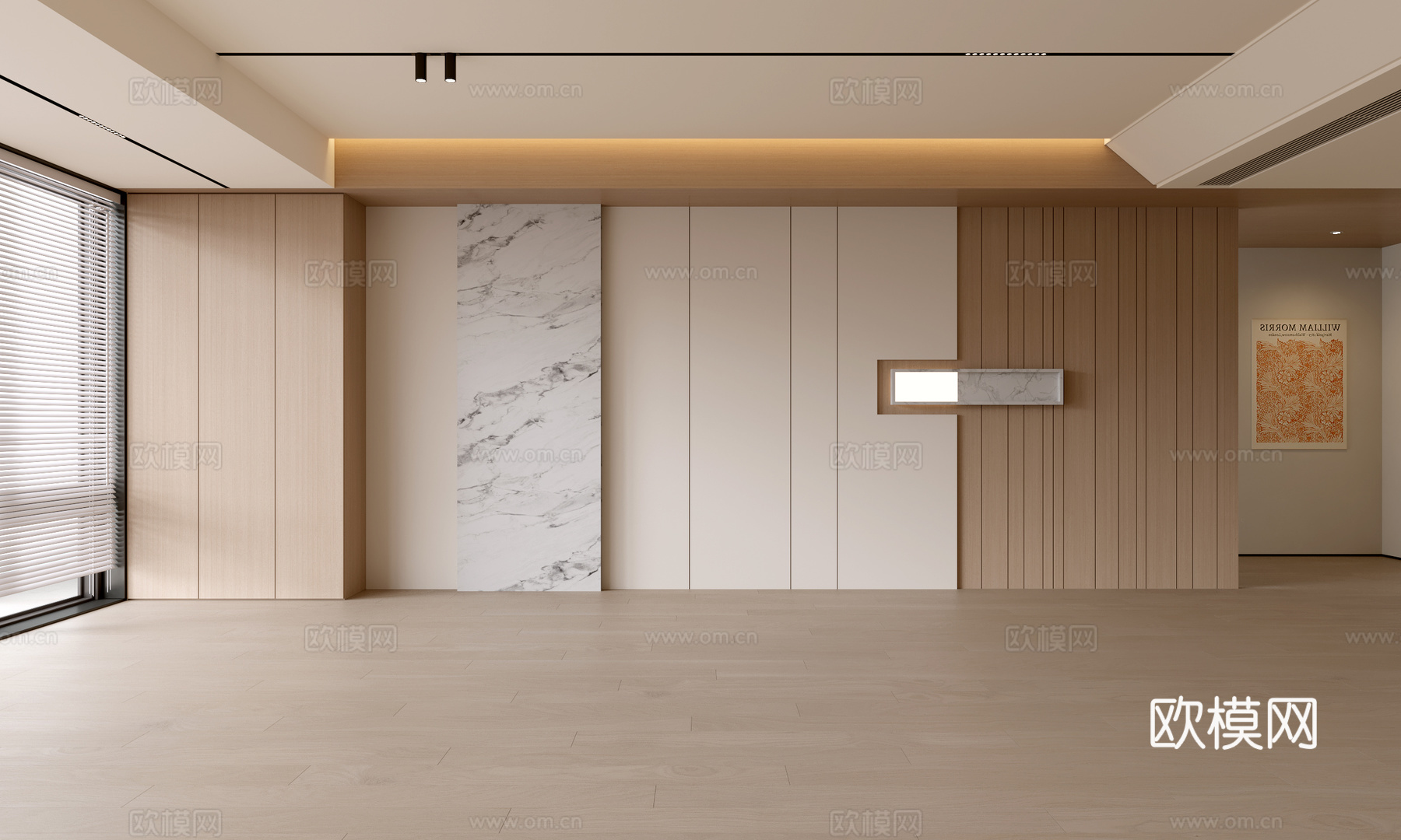 现代客厅 奶油客厅 沙发背景墙 客厅背景 奶油风背景墙3d模型下载