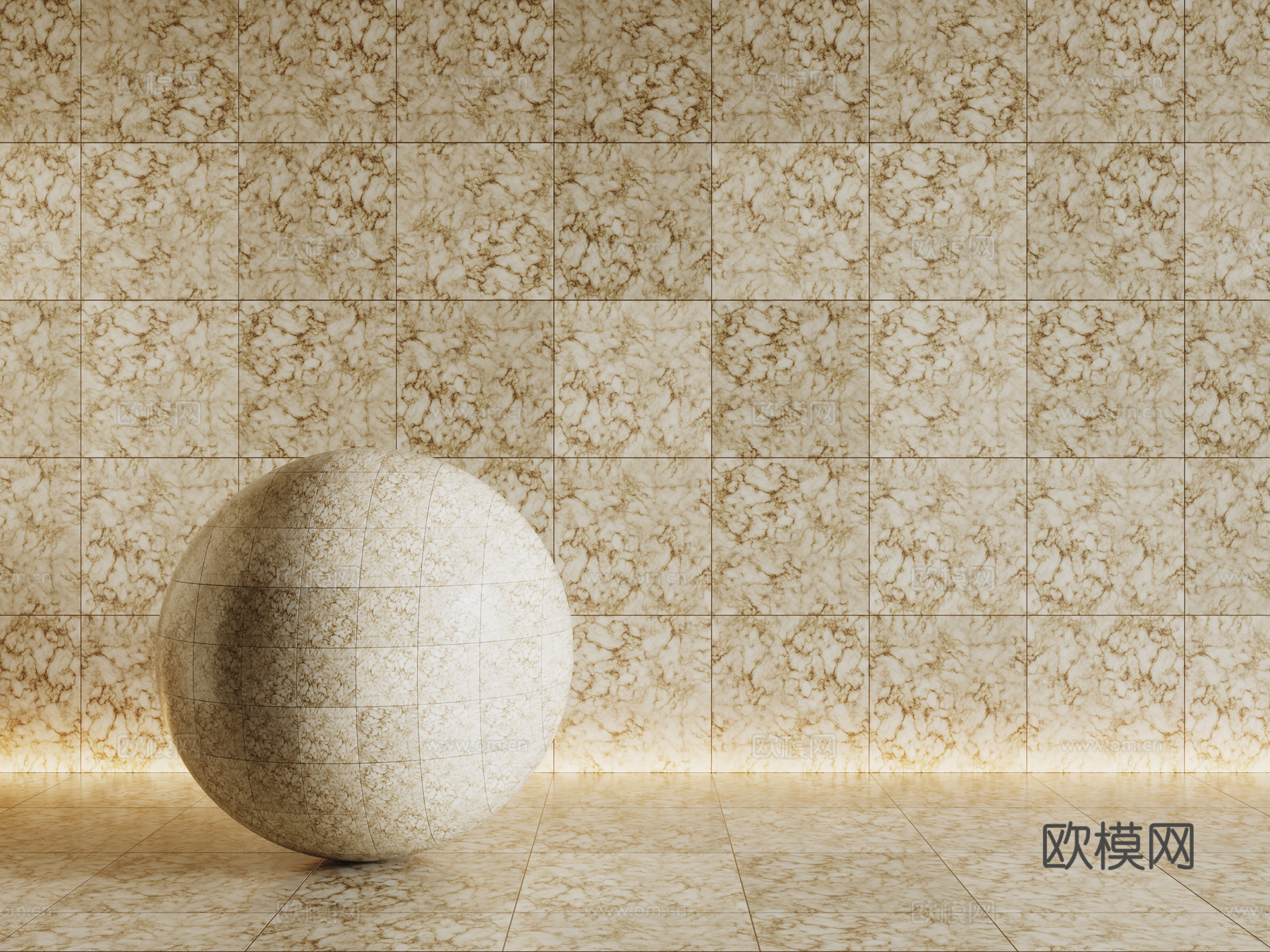 现代黄色瓷砖 厨房瓷砖 洗手间瓷砖 地砖 墙砖su模型