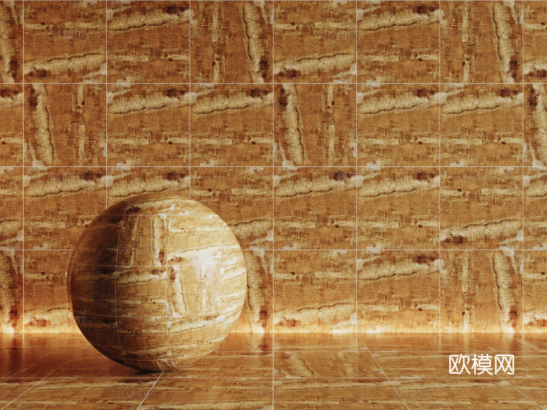 现代黄色瓷砖 厨房瓷砖 洗手间瓷砖 地砖 墙砖su模型