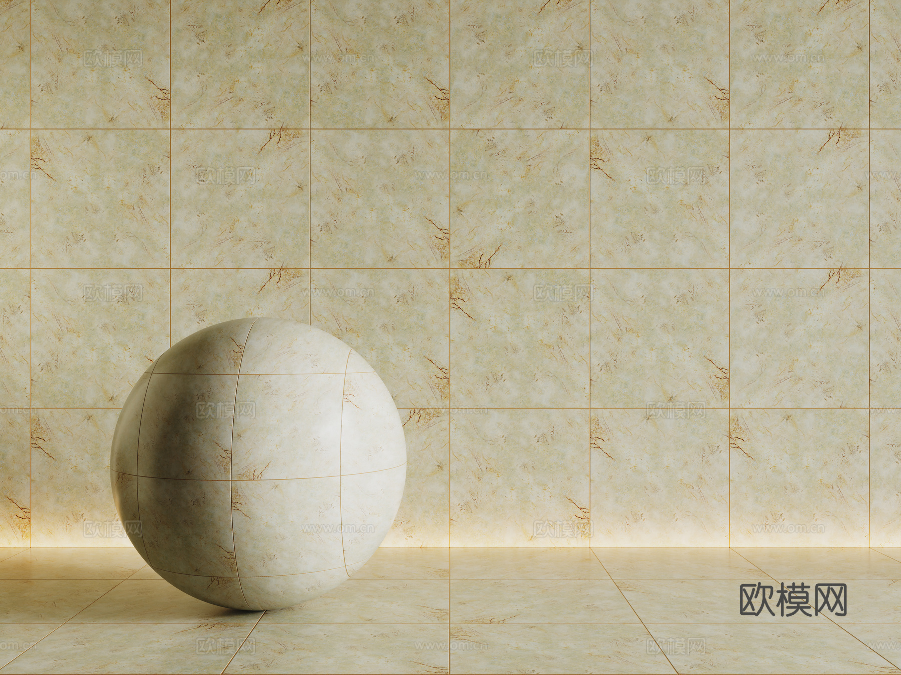 现代黄色瓷砖 厨房瓷砖 洗手间瓷砖 地砖 墙砖su模型