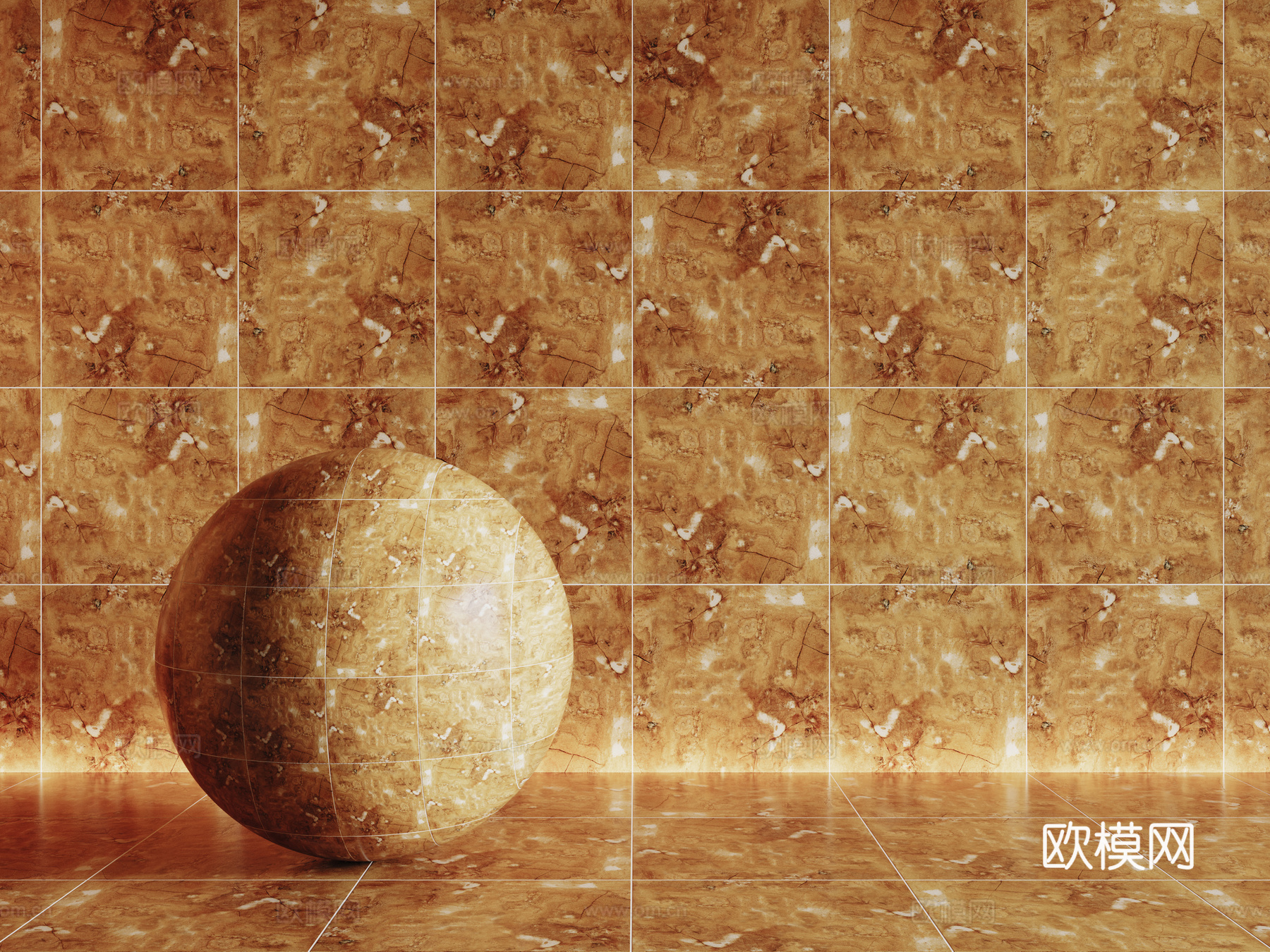 现代黄色瓷砖 厨房瓷砖 洗手间瓷砖 地砖 墙砖su模型