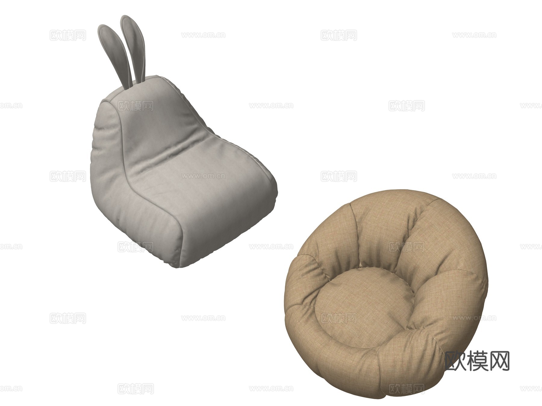 现代休闲沙发座椅su模型