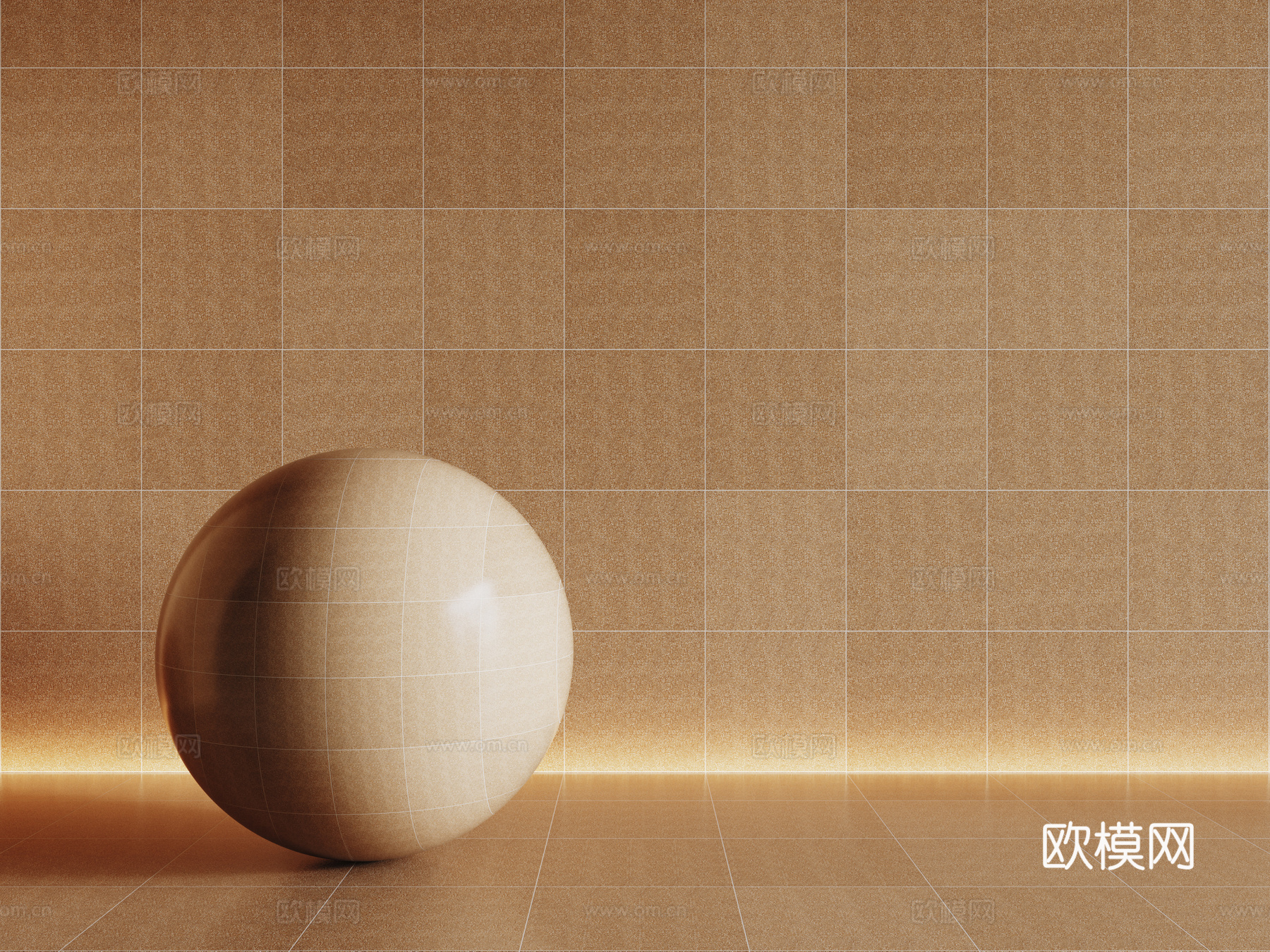 现代黄色瓷砖 厨房瓷砖 洗手间瓷砖 地砖 墙砖su模型