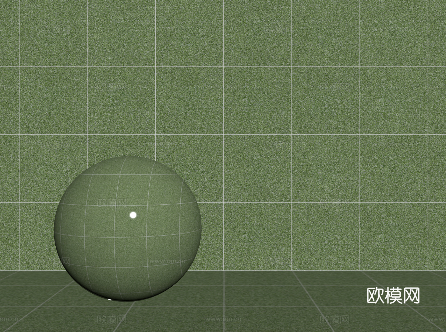 现代绿色瓷砖 厨房瓷砖 洗手间瓷砖 地砖 墙砖su模型