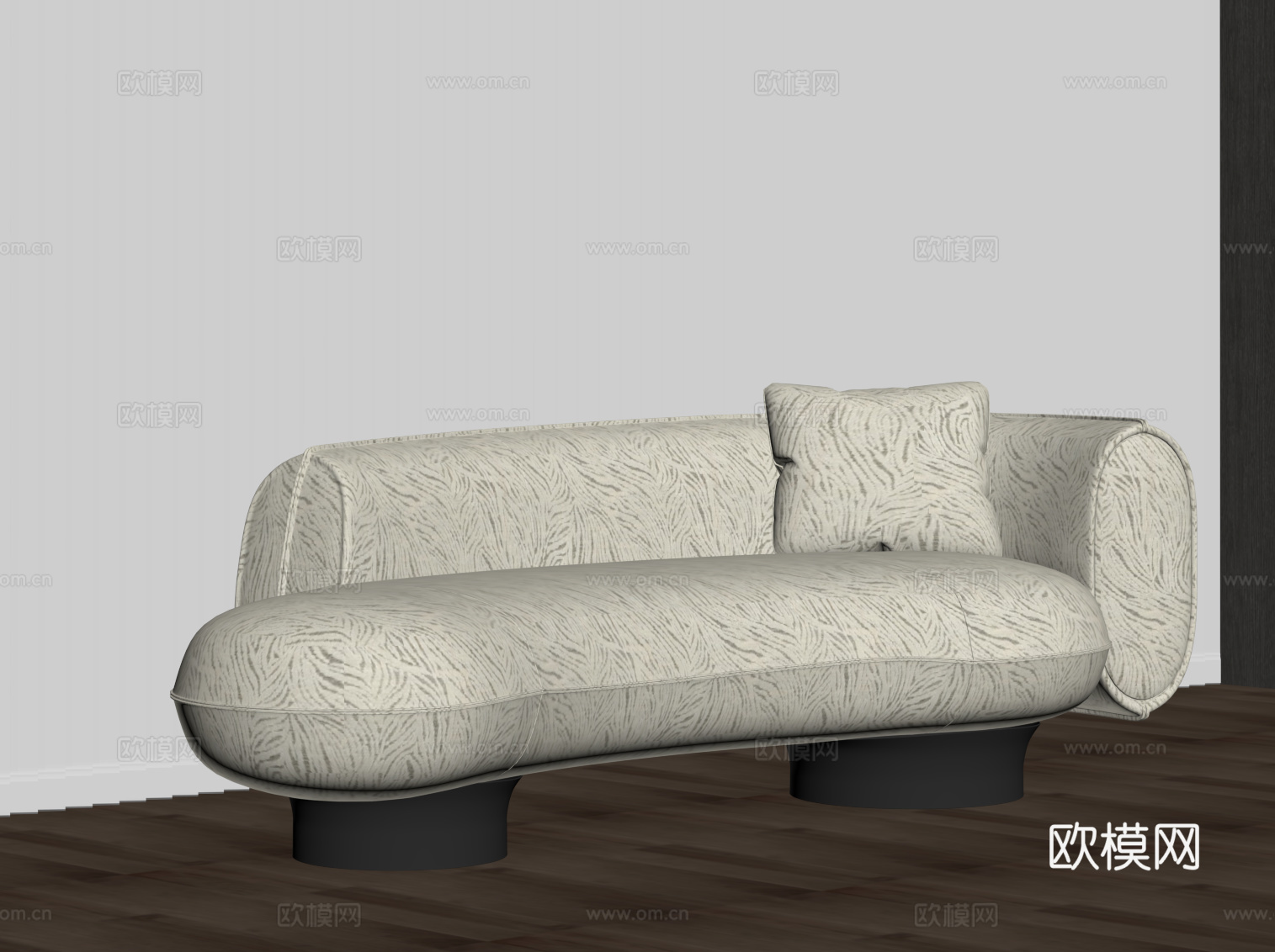 现代贵妃椅 沙发椅su模型