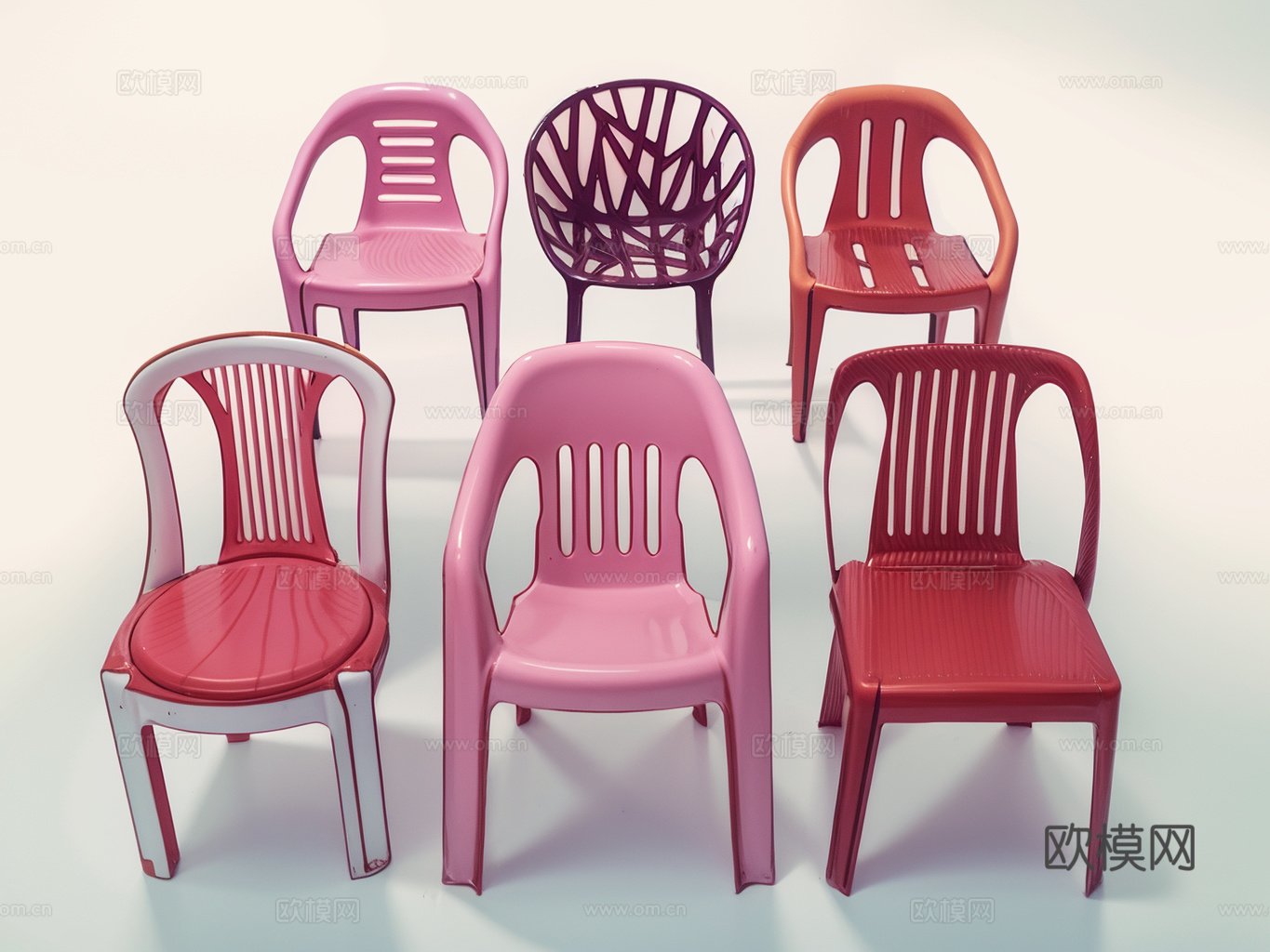 家居玩具摆件办公器材设备su模型下载（渲染图1）