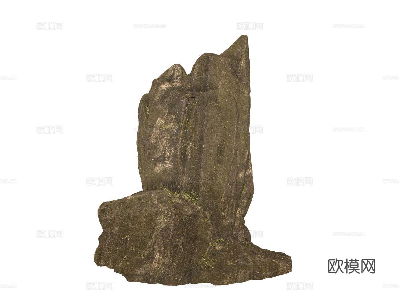 景观石su模型