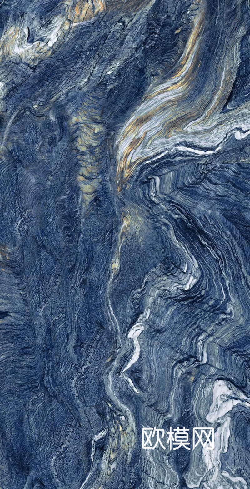 深蓝色石材 奢石