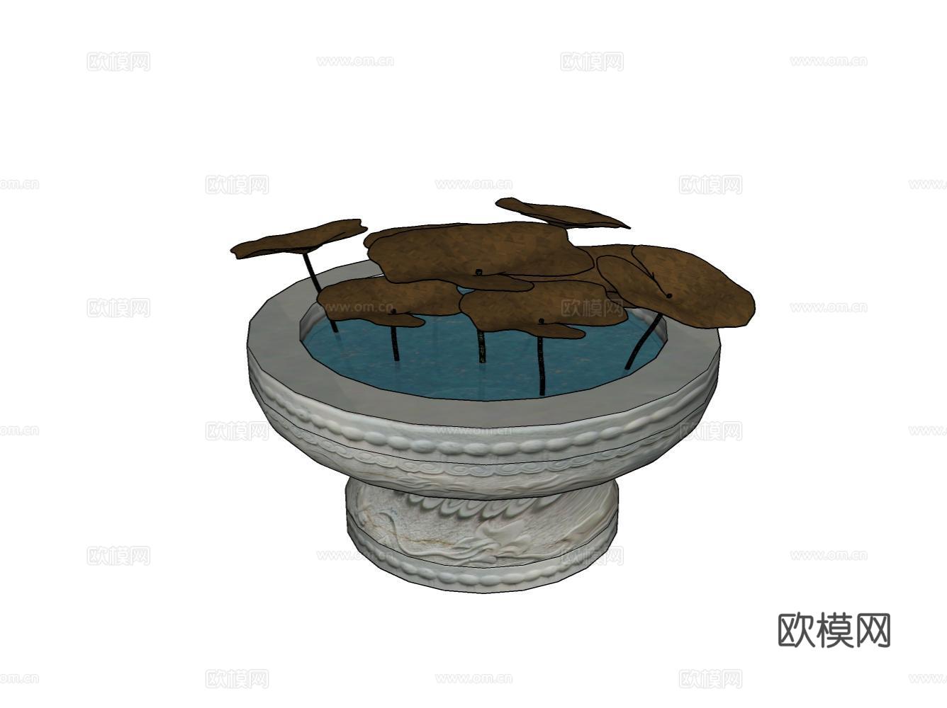 家居玩具摆件办公器材设备su模型