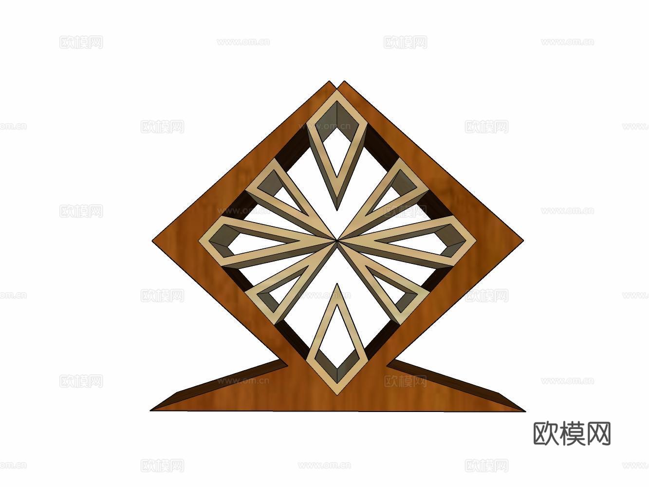 家居玩具摆件办公器材设备su模型下载（渲染图2）