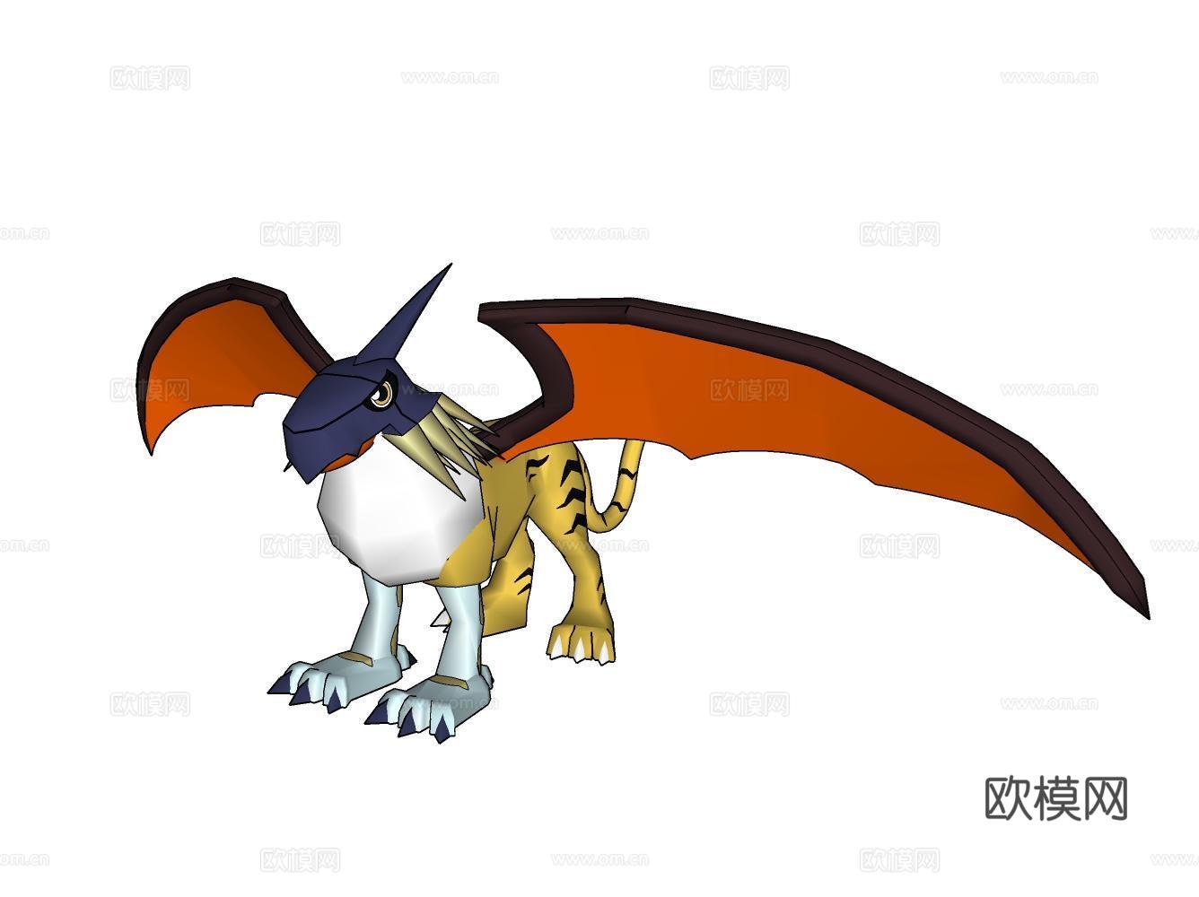 家居玩具摆件办公器材设备su模型下载（渲染图2）