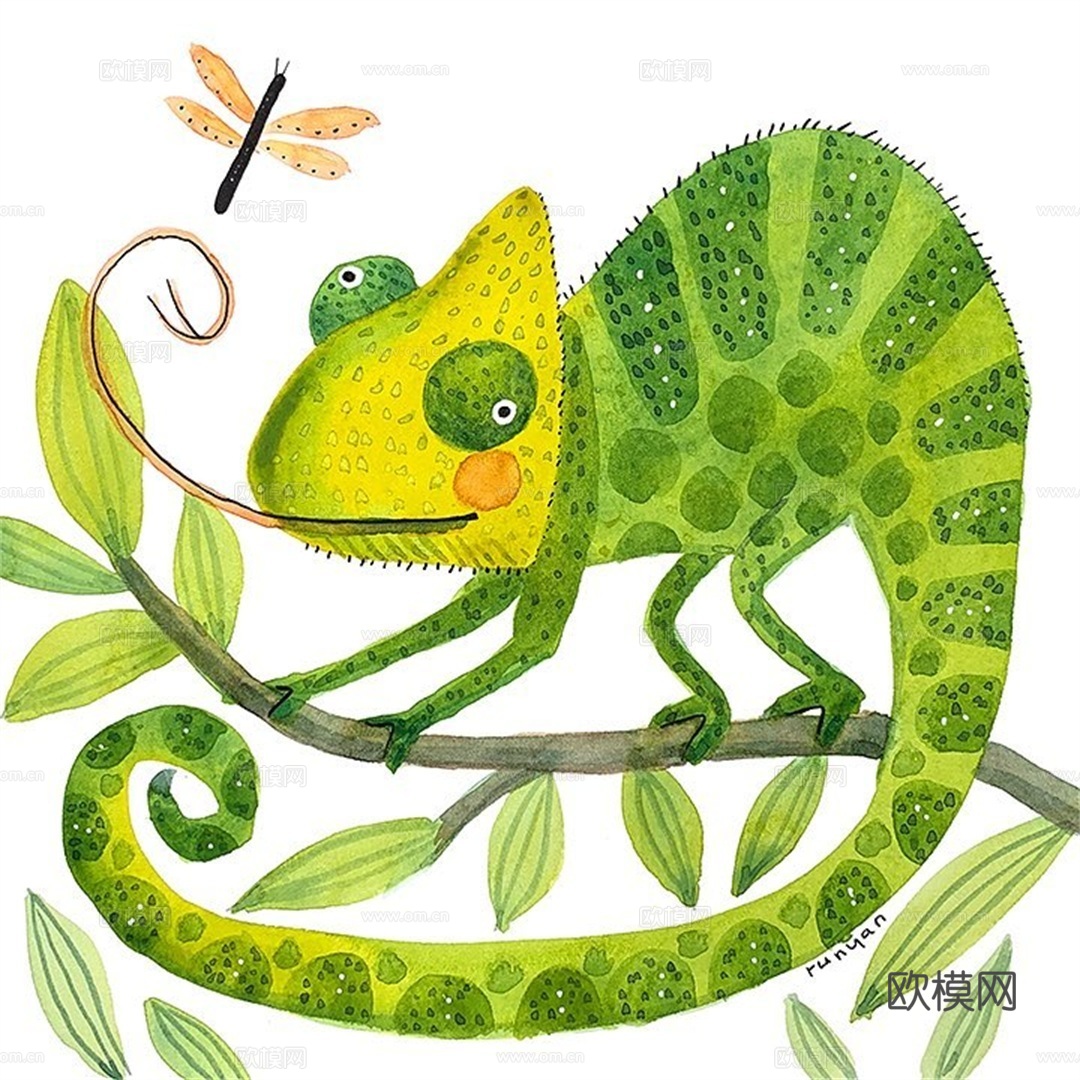 可爱动物手绘，创意童趣插画，猫咪动物插画，治愈系插画，可爱儿下载