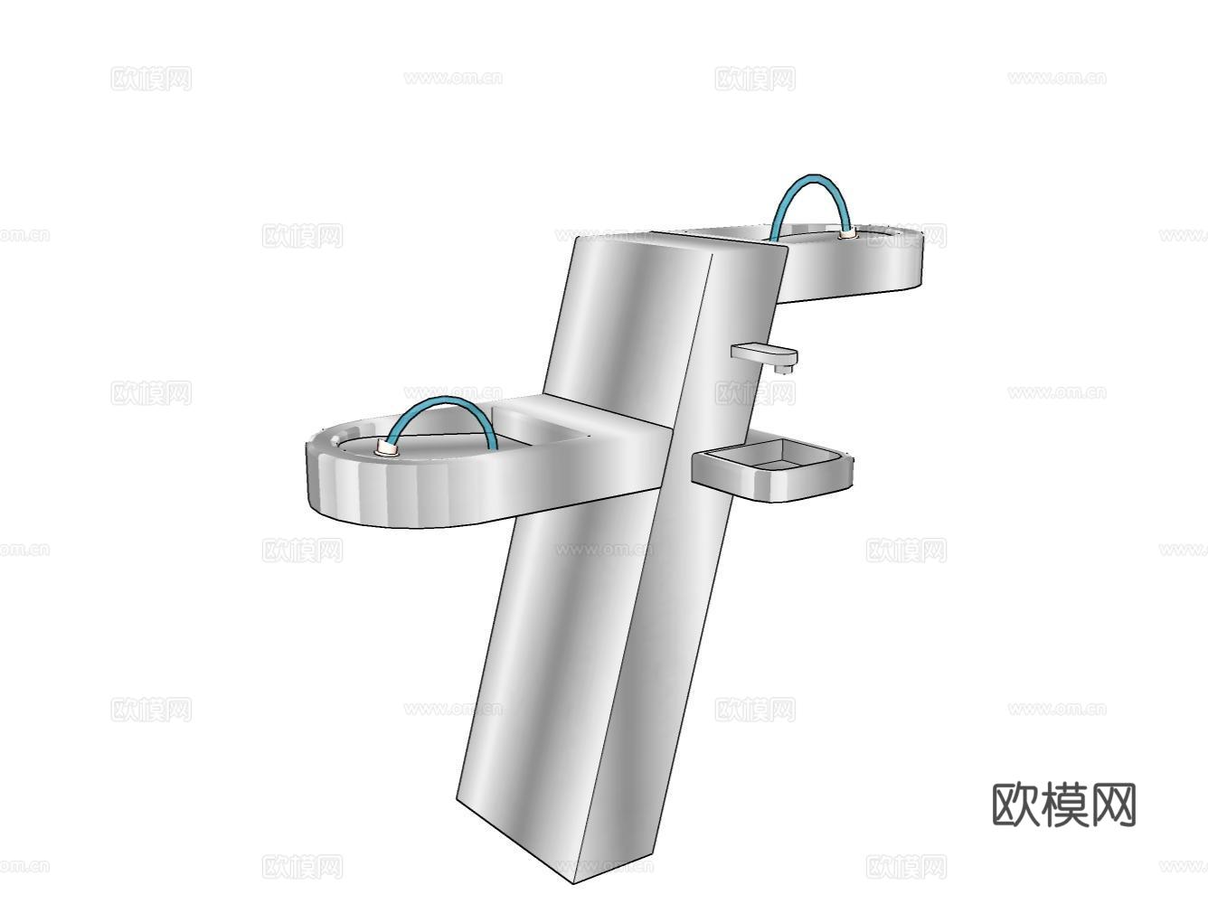 洗手台su模型下载（渲染图2）