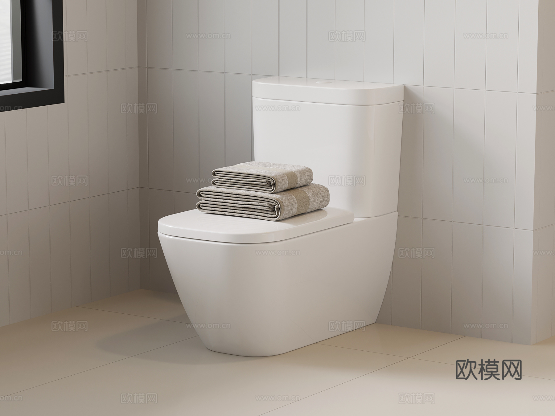 现代马桶su模型