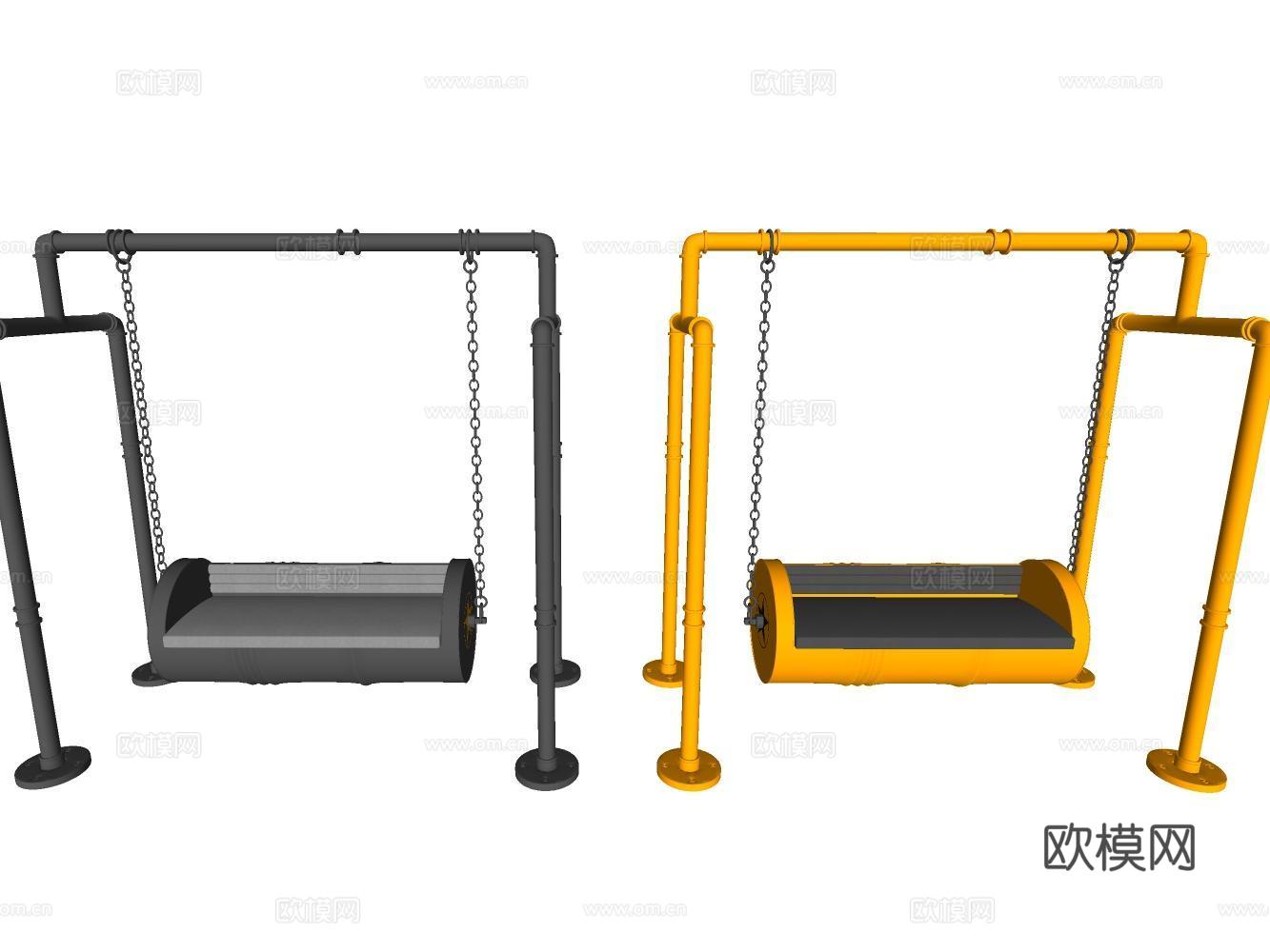 家居玩具摆件办公器材设备su模型