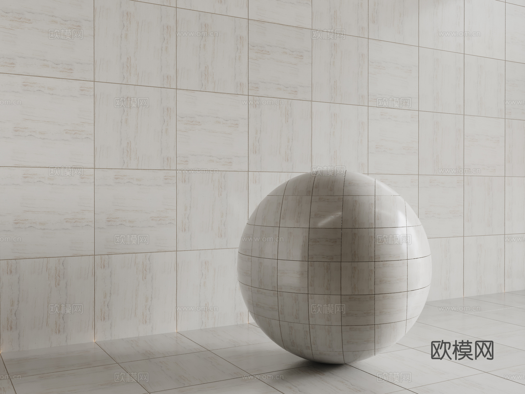 现代白色瓷砖 厨房瓷砖 洗手间瓷砖 地砖 墙砖su模型