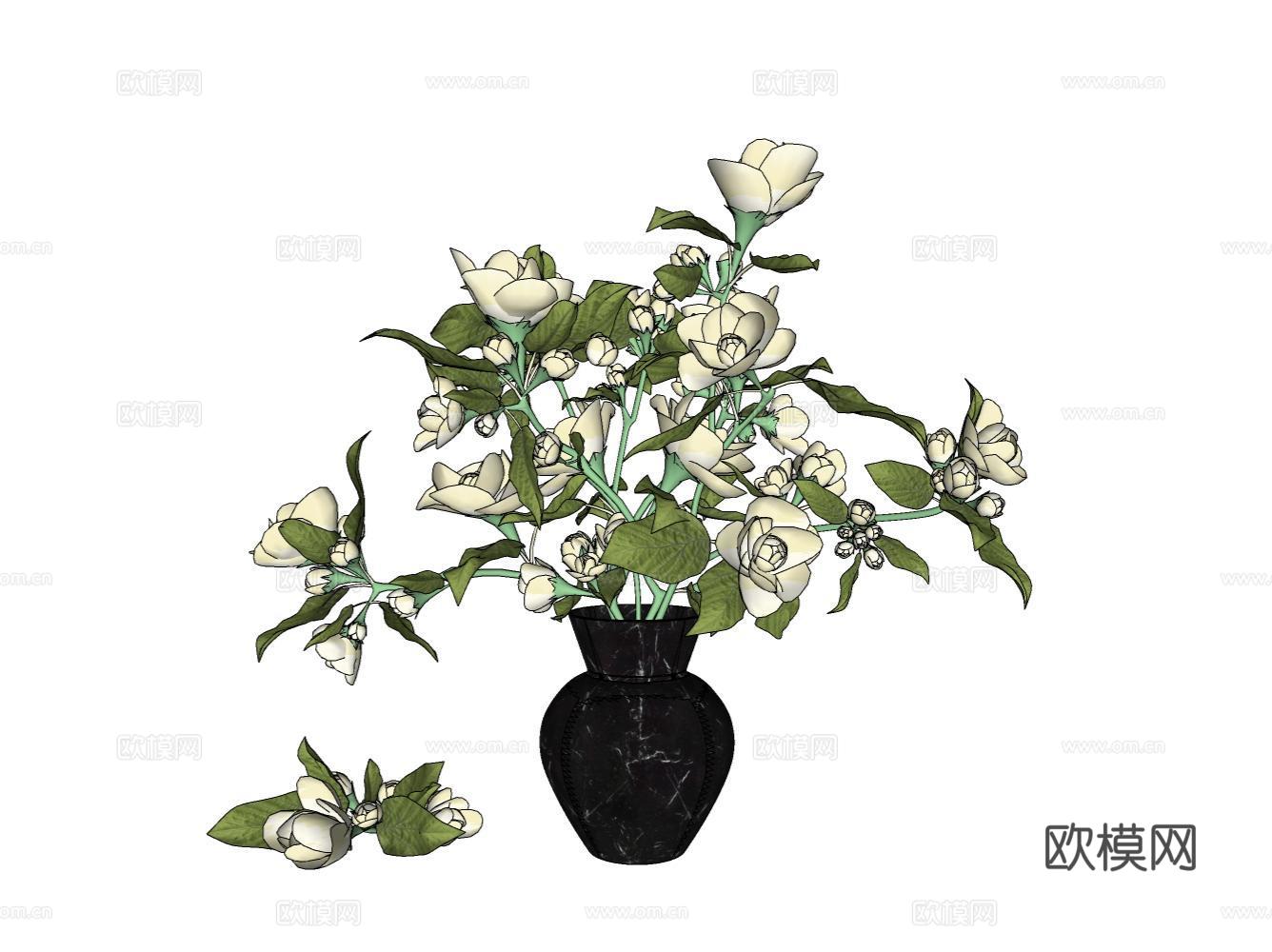 家居玩具摆件办公器材设备su模型