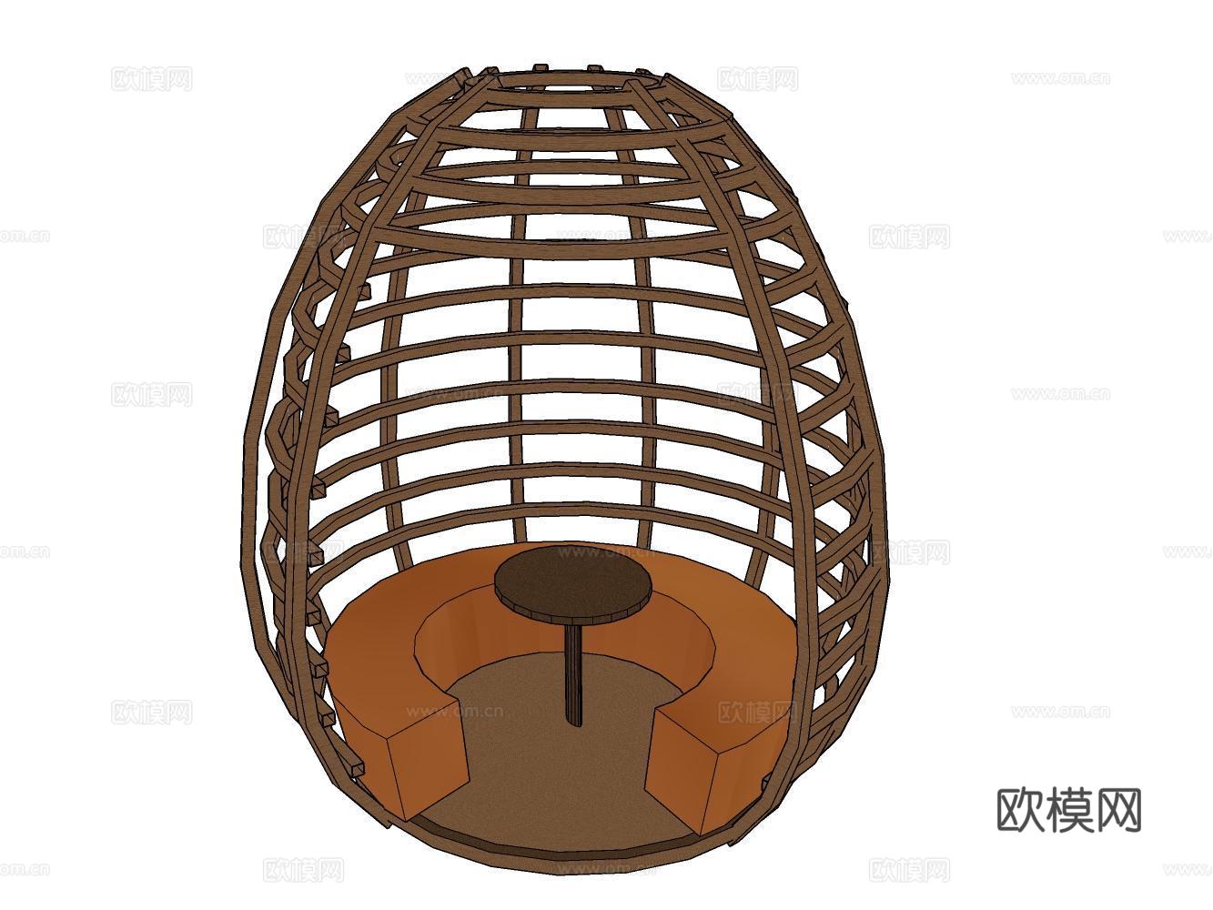 家居玩具摆件办公器材设备su模型下载（渲染图2）