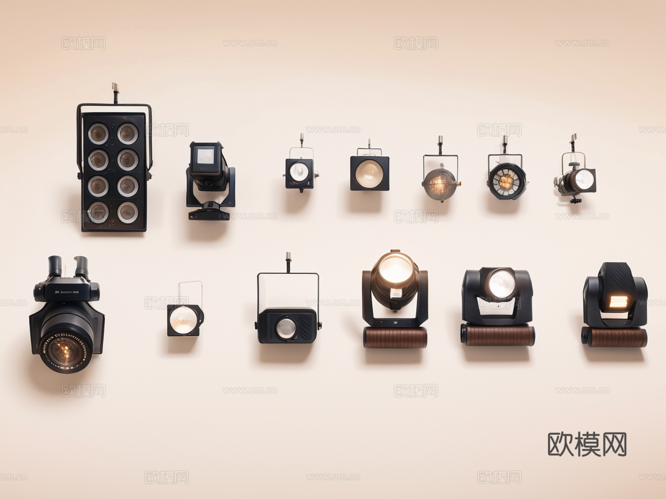 家居玩具摆件办公器材设备su模型